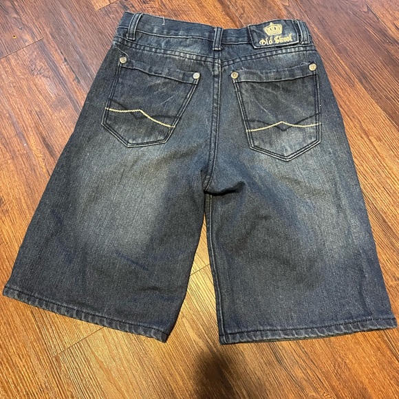 Old Skool Boy’s Denim Jean Shorts Size 6 - Picture 2 of 5